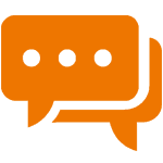 Discuss - Orange - Small